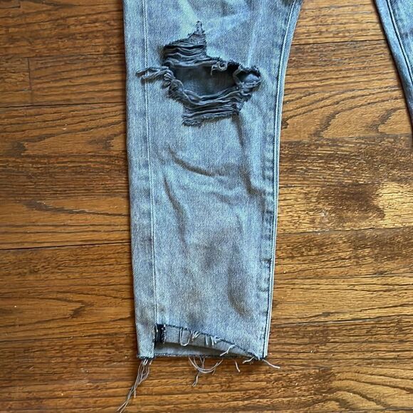 Frame Le Garçon Gray Crop Jeans - Picture 5 of 9